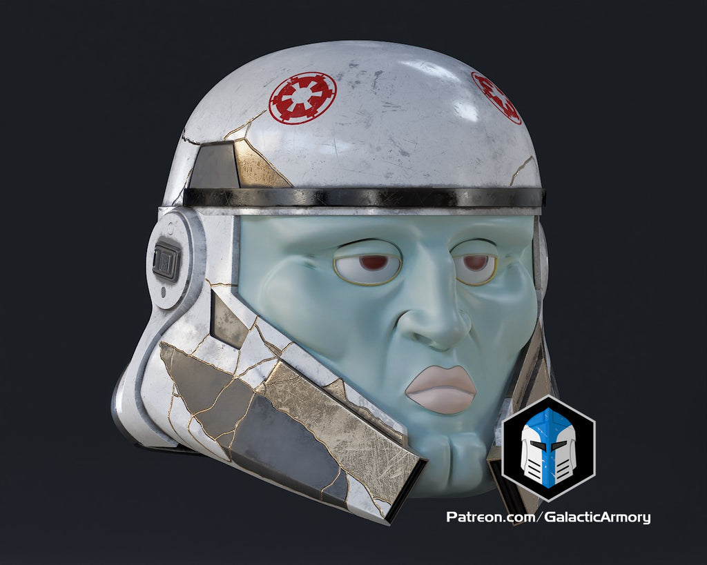 Captain Enoch Night Trooper Helmet lifesize Wearable Cosplay by dask3d