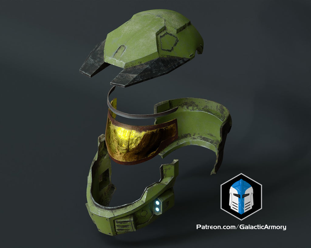 Halo Mark 5 Legacy Helmet lifesize Wearable Cosplay - Kit or Painted
