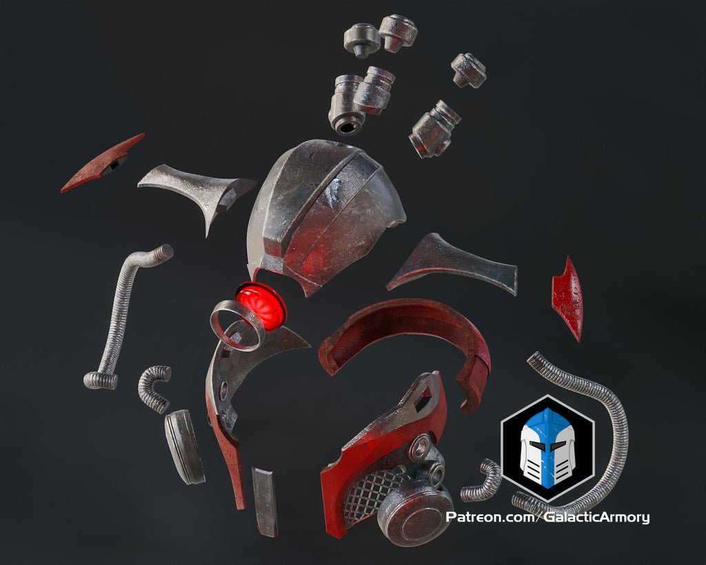 Marchion Ro Helmet lifesize Wearable Cosplay by dask3d