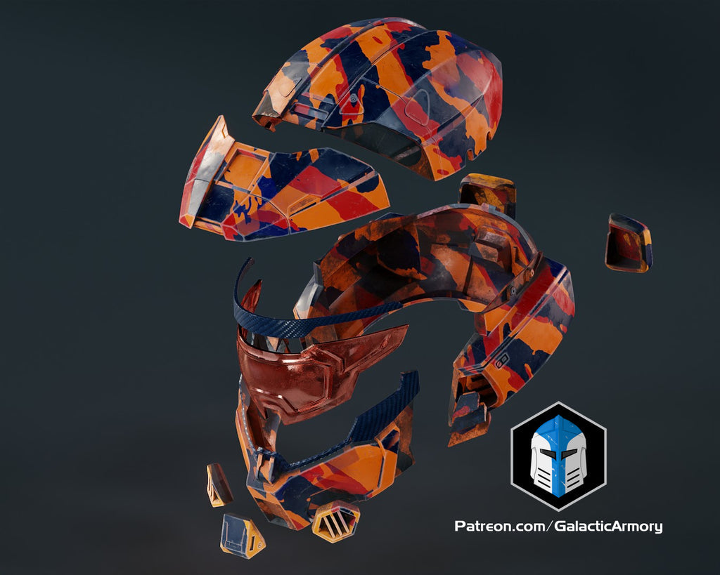 Infinite Mark 7 Helmet lifesize Wearable Cosplay by dask3d