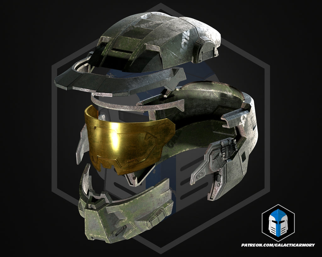 Master Chief Deimos Helmet lifesize Wearable Cosplay by dask3d