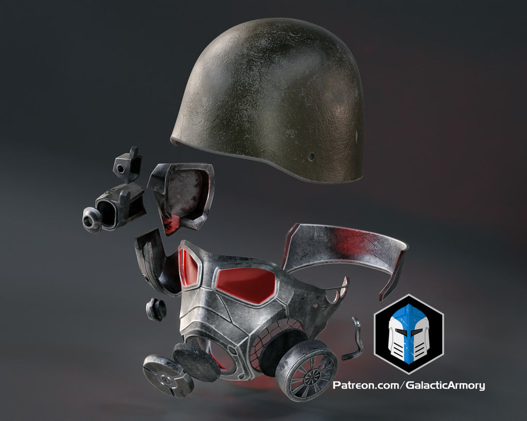 NCR Ranger Helmet lifesize Wearable Cosplay by dask3d