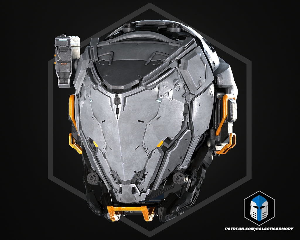 Pragmata Helmet lifesize Wearable Cosplay by dask3d