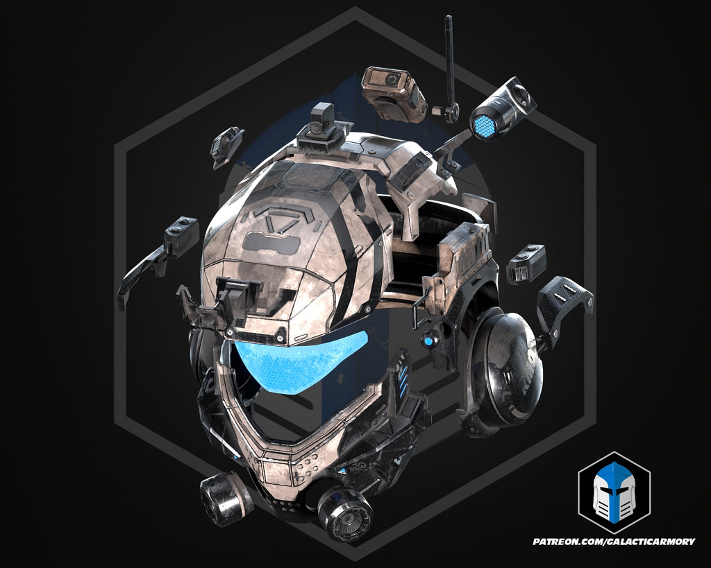 TF2 Pulse Blade Helmet lifesize Wearable Cosplay by dask3d