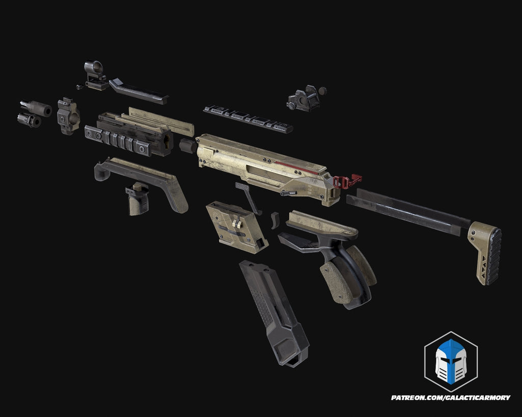 Apex Legends Apex R-99 SMG lifesize Prop Replica - Kit or Painted