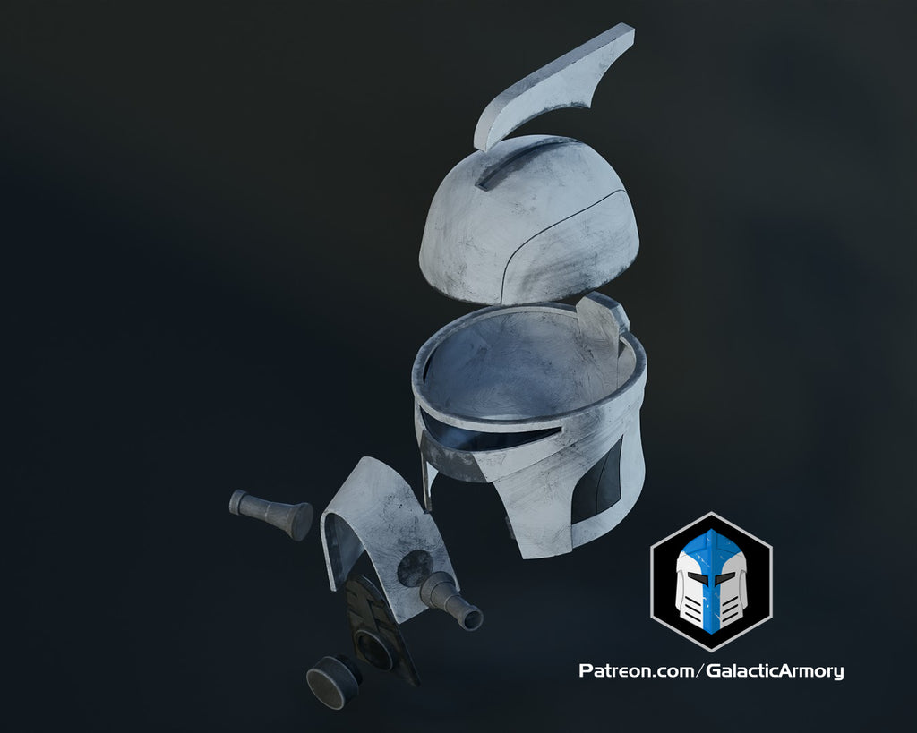 SCUBA Clone Trooper Helmet lifesize Wearable Cosplay by dask3d