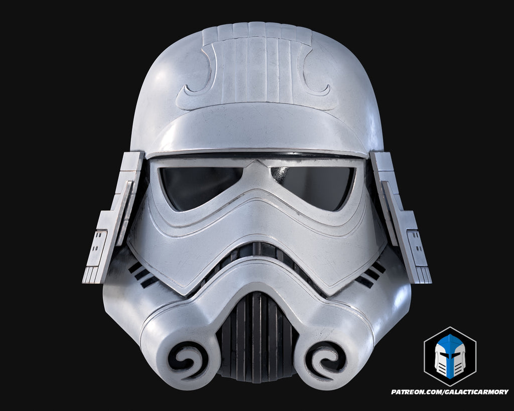 Samurai Stormtrooper Helmet lifesize Wearable Cosplay by dask3d