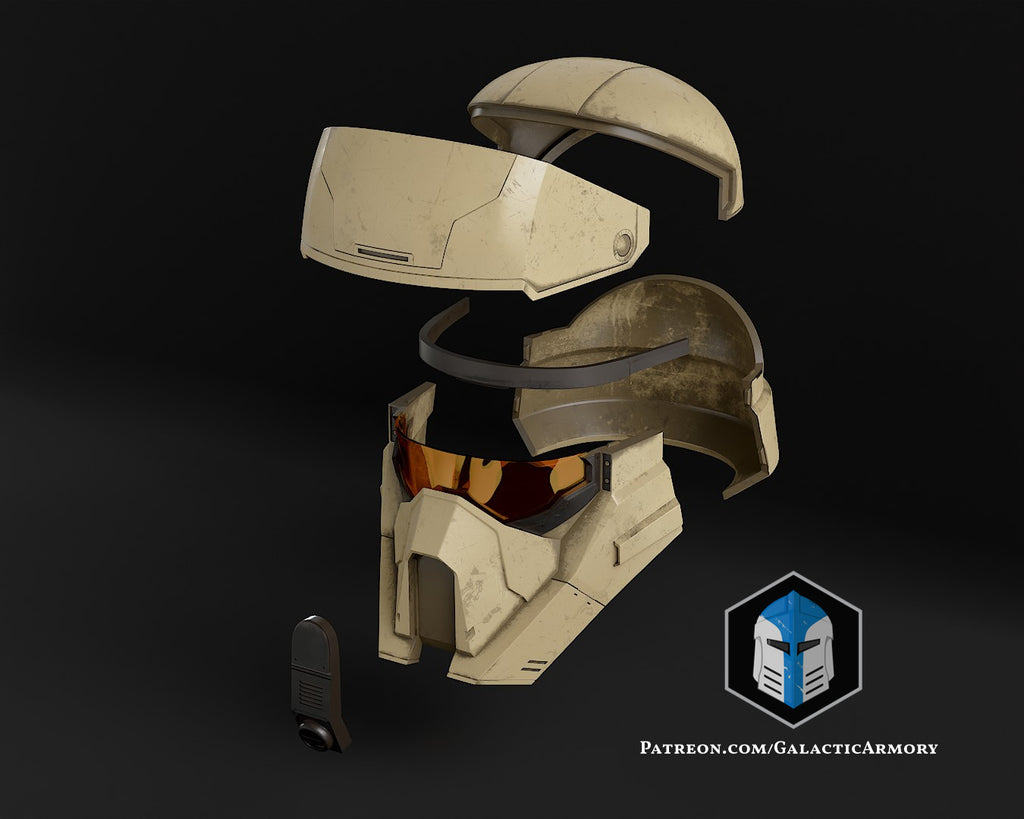 Shoretrooper Spartan Helmet lifesize Wearable Cosplay by dask3d
