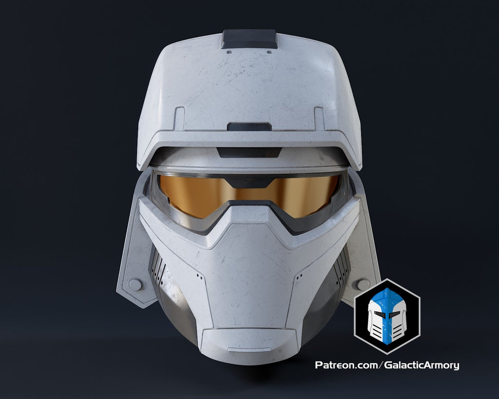 Snowtrooper Spartan Helmet lifesize Wearable Cosplay by dask3d