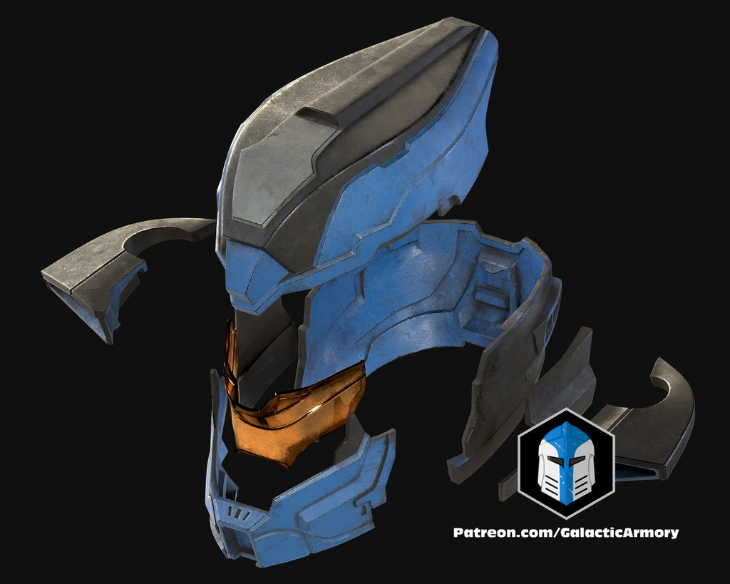 Halo Infinite Thremaleon Helmet lifesize Wearable Cosplay - Kit or Painted
