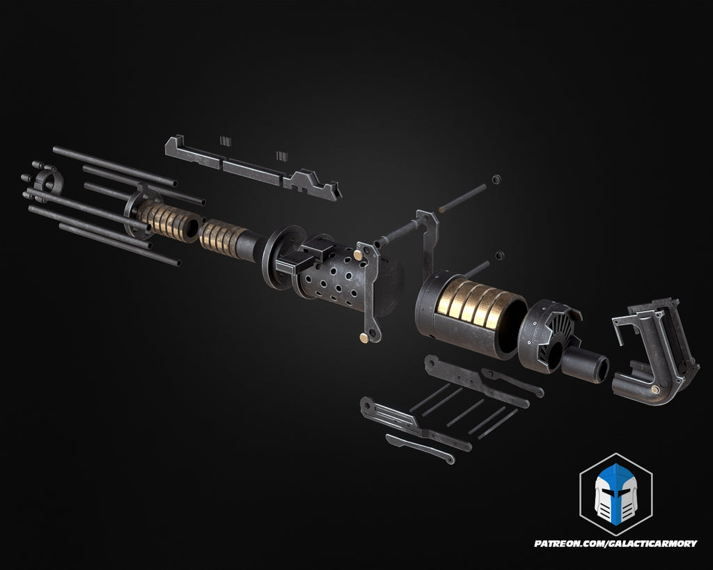 Z-6 Rotary Cannon lifesize Prop Replica by dask3d