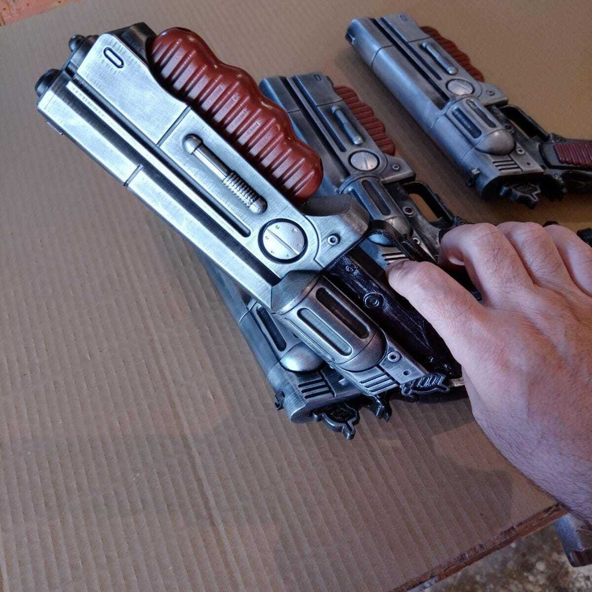 Fallout 10mm working trigger 3d printed kit or fully assembled painted real size