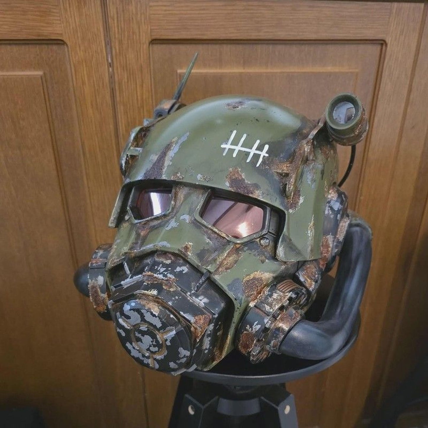 Fallout NCR Power Armor Helmet 1:1 Wearable Cosplay Prop 3D Print Kit or Painted