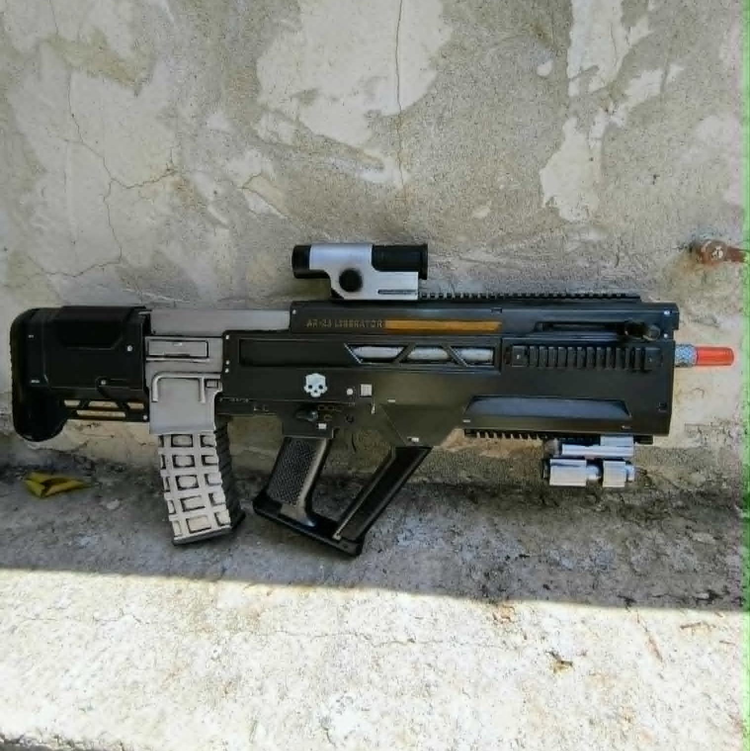 Helldivers 2 AR-23 Liberator rifle 1:1 prop replica, 3D printed by Dask3D