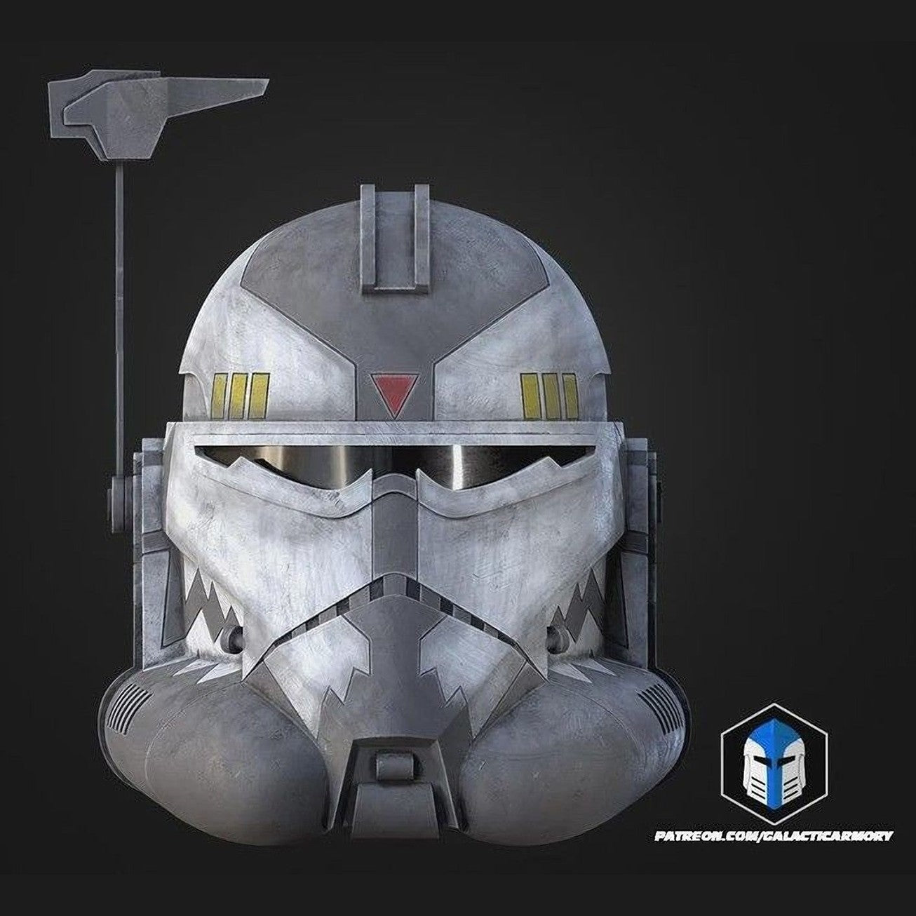 Star Wars Commander Wolffe Clone Helmet 1:1 Wearable Cosplay 3D Print Kit