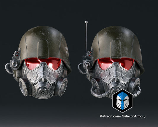 NCR Ranger Advanced and Elite Helmets lifesize Wearable Cosplay by dask3d