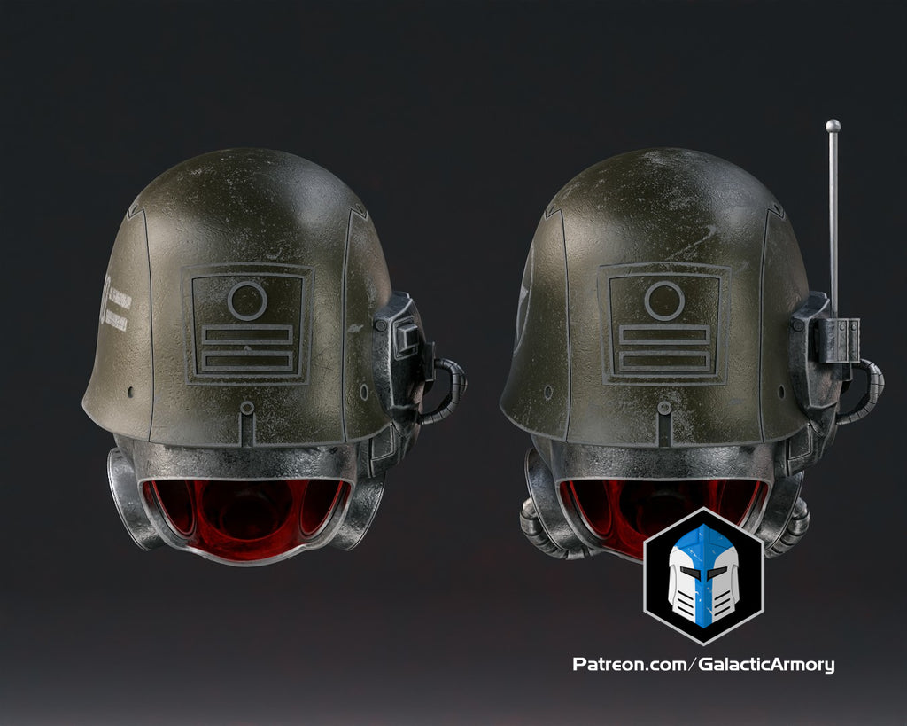 NCR Ranger Advanced and Elite Helmets lifesize Wearable Cosplay by dask3d