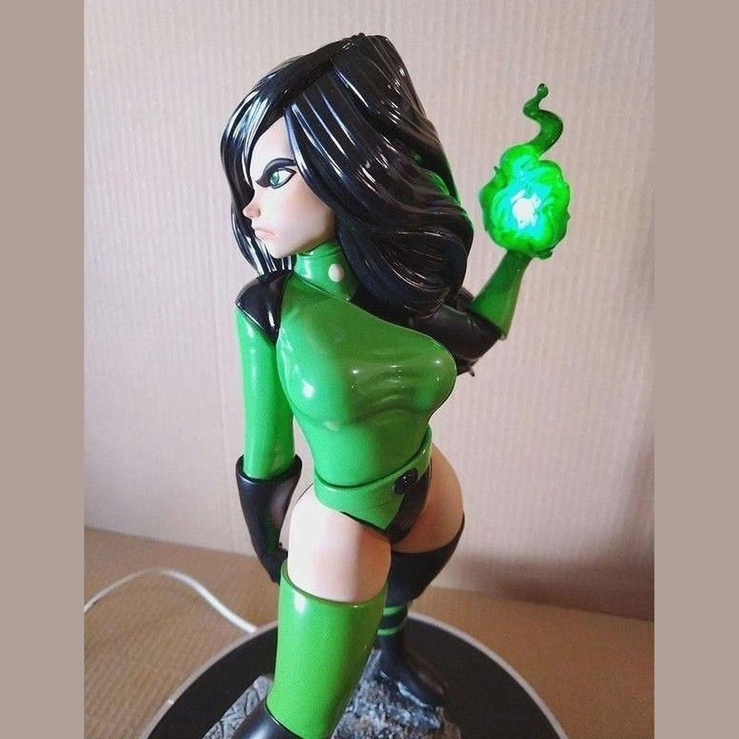 Kim Possible Shego Light Up Resin Statue 1:4 Painted or DIY Kit Collectible