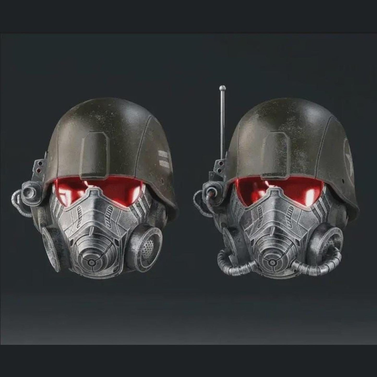 Fallout NCR Ranger Helmet 1:1 Wearable Cosplay 3D Print Kit or Painted
