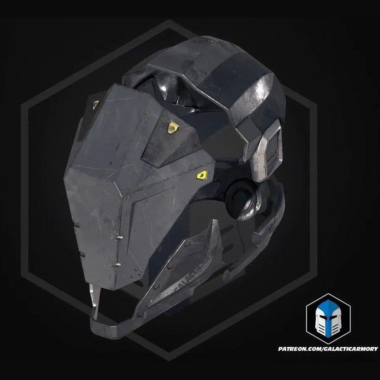 Helldivers 2 Null Cipher Helmet 1:1 Wearable Cosplay 3D Print Kit or Painted