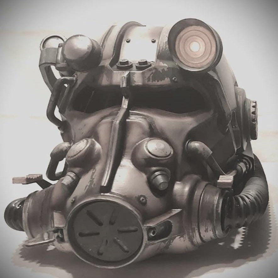 Fallout T-60 Power Armor Helmet 1:1 Wearable Cosplay