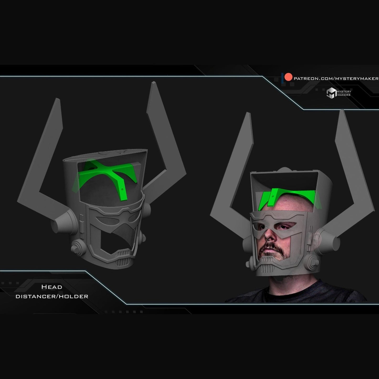 Marvel Galactus Helmet 1:1 Wearable Cosplay Replica