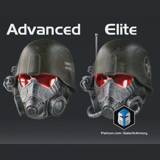 Fallout NCR Ranger Helmet 1:1 Wearable Cosplay 3D Print Kit or Painted