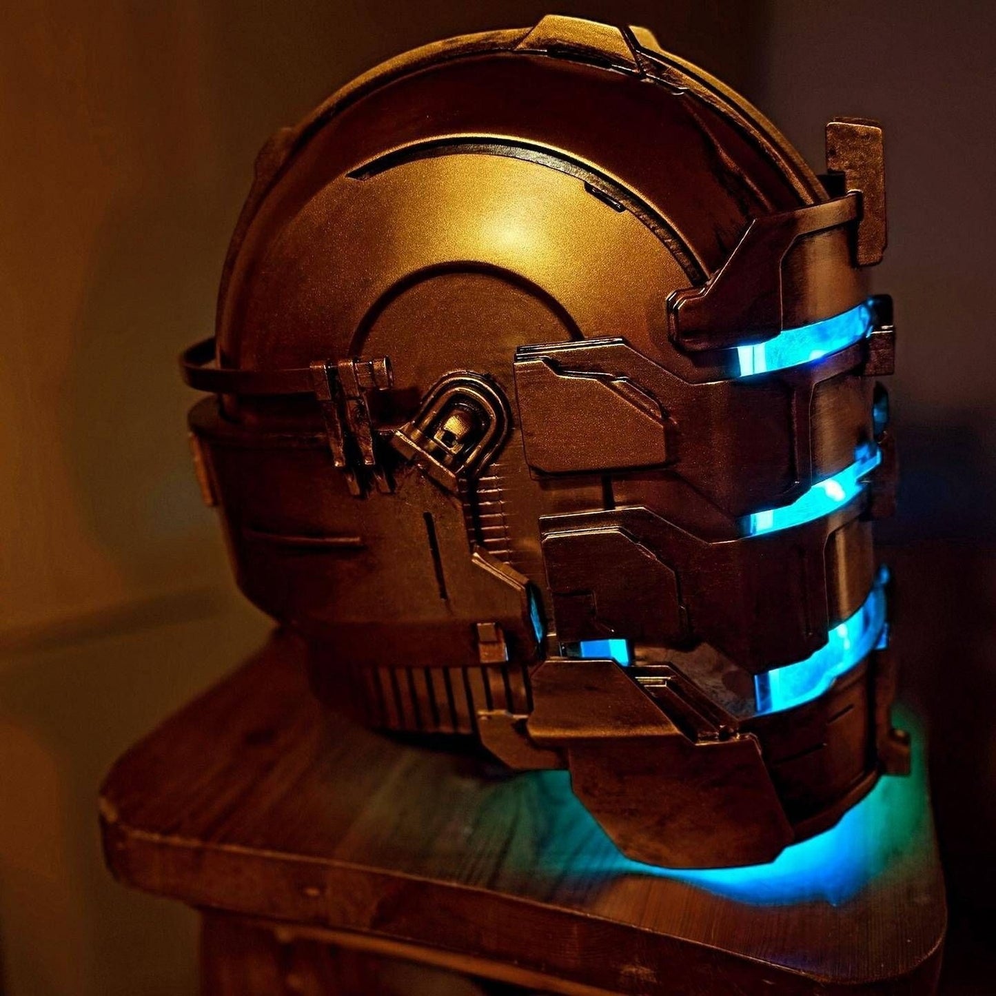 Dead Space Remake Helmet LED Light-Up 1:1 Wearable Cosplay
