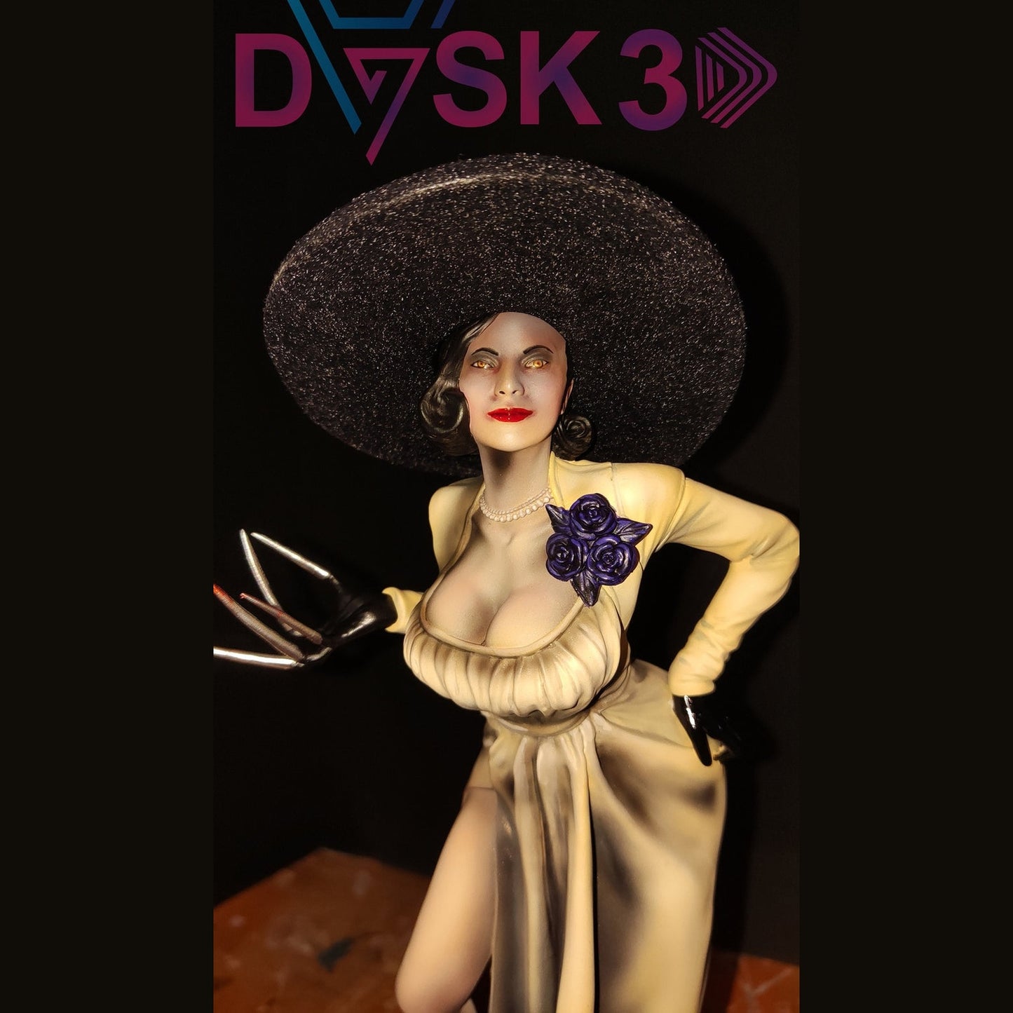 Lady Dimitrescu Resin Statue - Resident Evil Village
