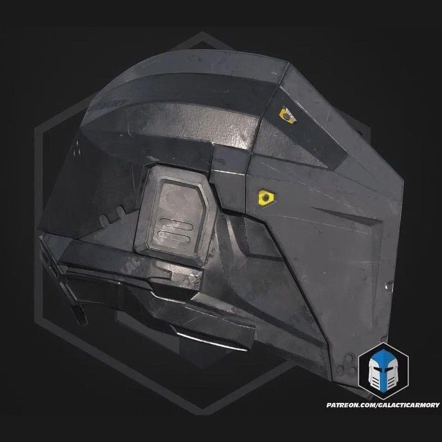 Helldivers 2 Null Cipher Helmet 1:1 Wearable Cosplay 3D Print Kit or Painted