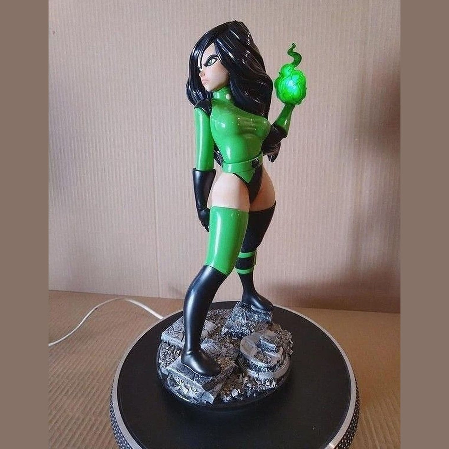 Kim Possible Shego Light Up Resin Statue 1:4 Painted or DIY Kit Collectible