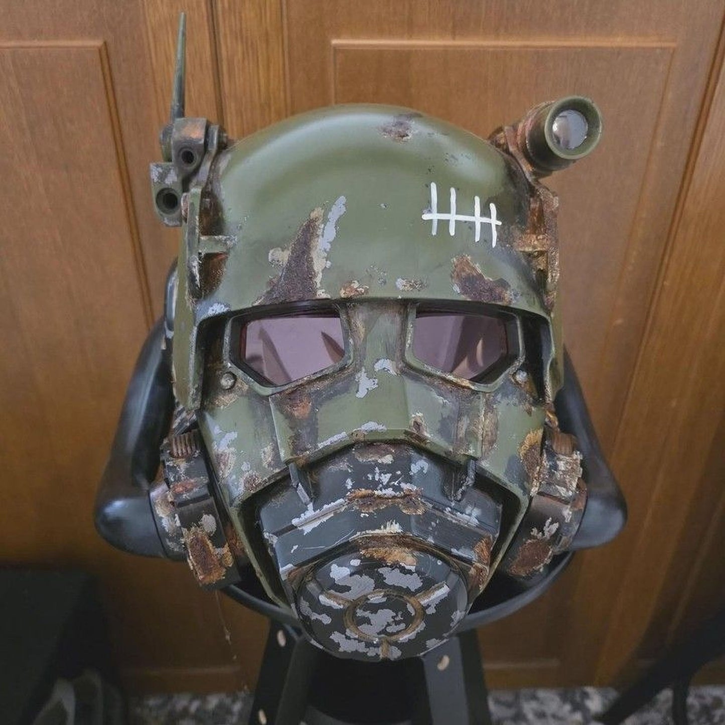 Fallout NCR Power Armor Helmet 1:1 Wearable Cosplay Prop 3D Print Kit or Painted