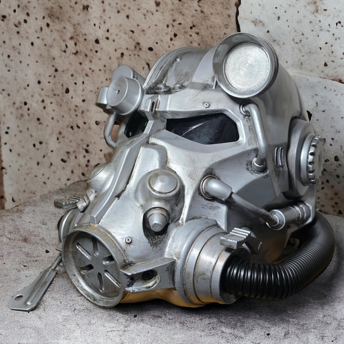 Fallout T-60 helmet 3d printed kit or fully assembled painted 1:1 wearable