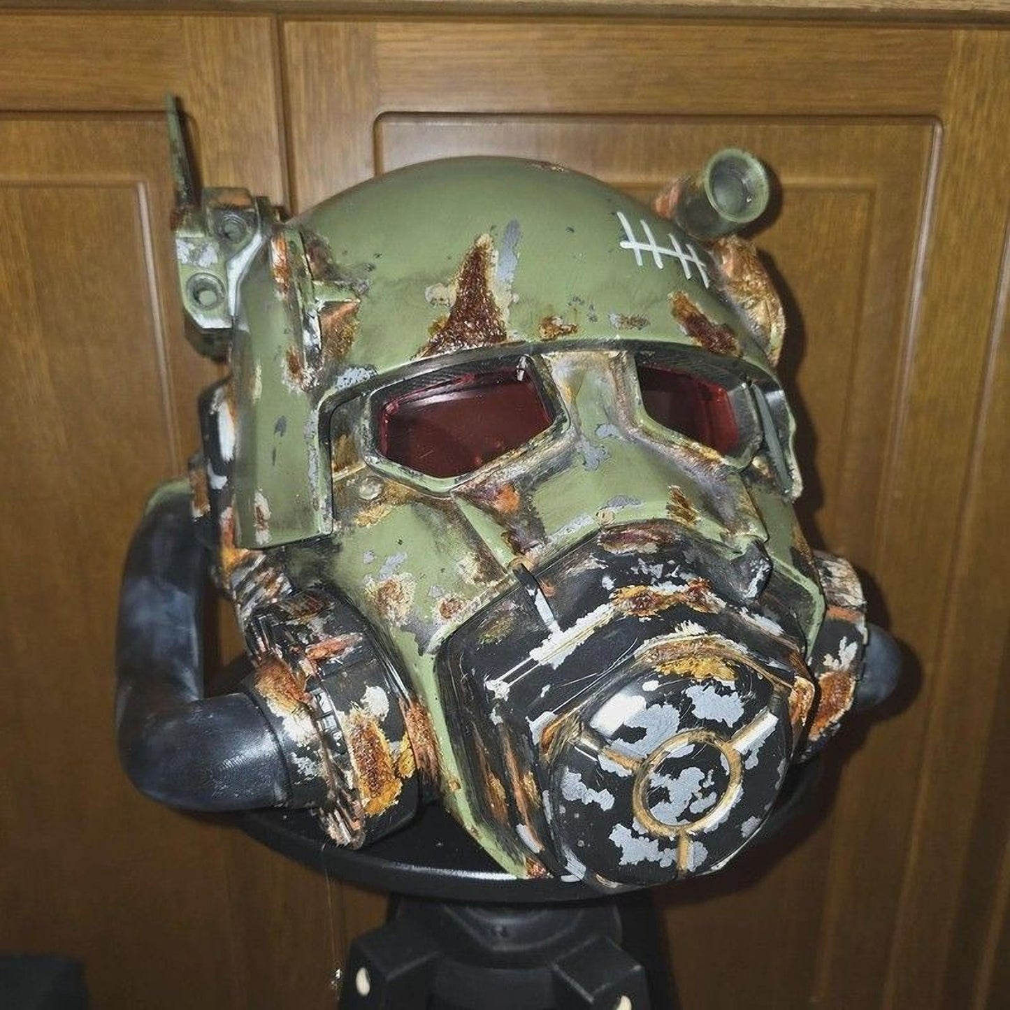 Fallout NCR Power Armor Helmet 1:1 Wearable Cosplay Prop 3D Print Kit or Painted
