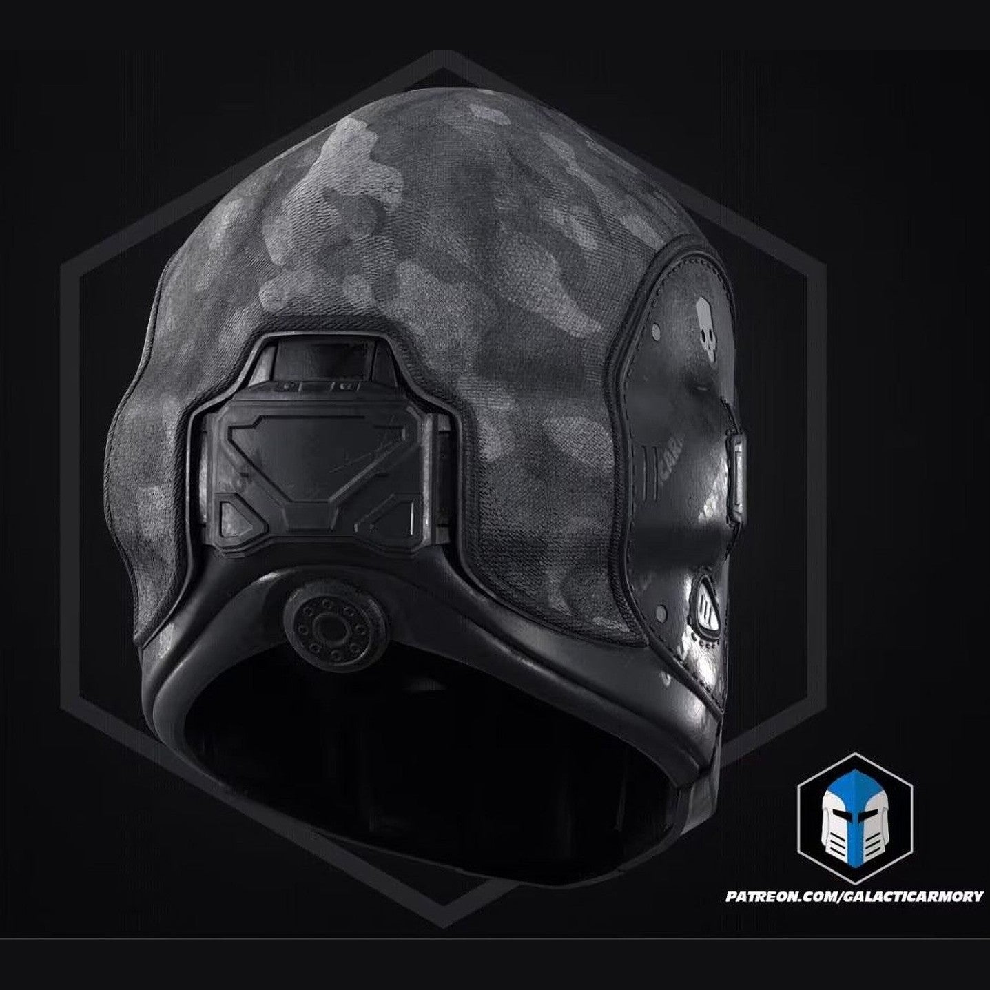 Helldivers 2 Shadow Paragon Helmet 1:1 Wearable Cosplay 3D Print Kit or Painted
