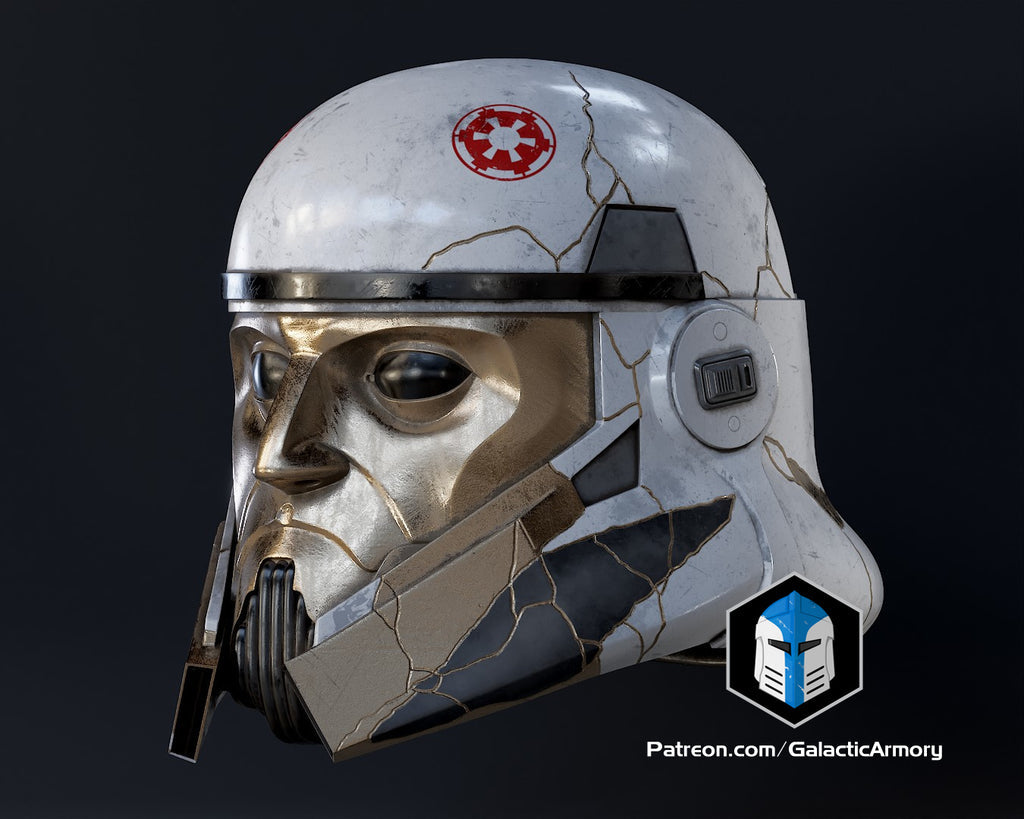 Captain Enoch Night Trooper Helmet lifesize Wearable Cosplay by dask3d