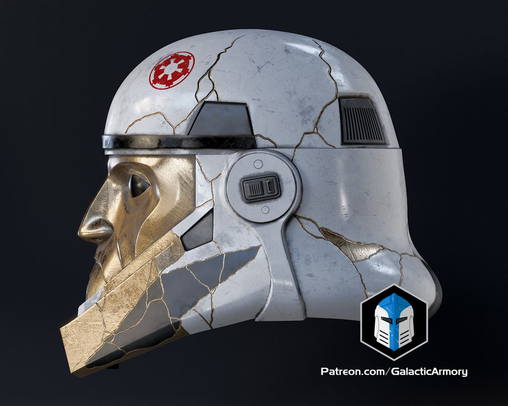 Captain Enoch Night Trooper Helmet lifesize Wearable Cosplay by dask3d