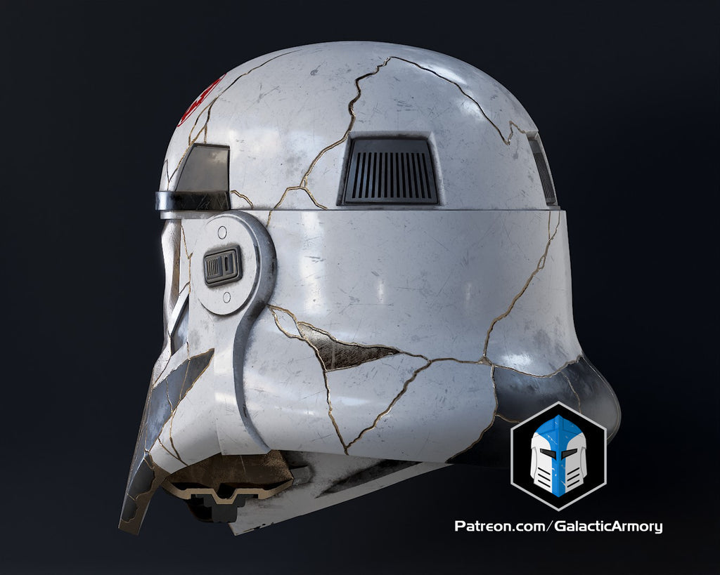 Captain Enoch Night Trooper Helmet lifesize Wearable Cosplay by dask3d