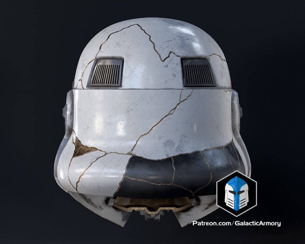 Captain Enoch Night Trooper Helmet lifesize Wearable Cosplay by dask3d