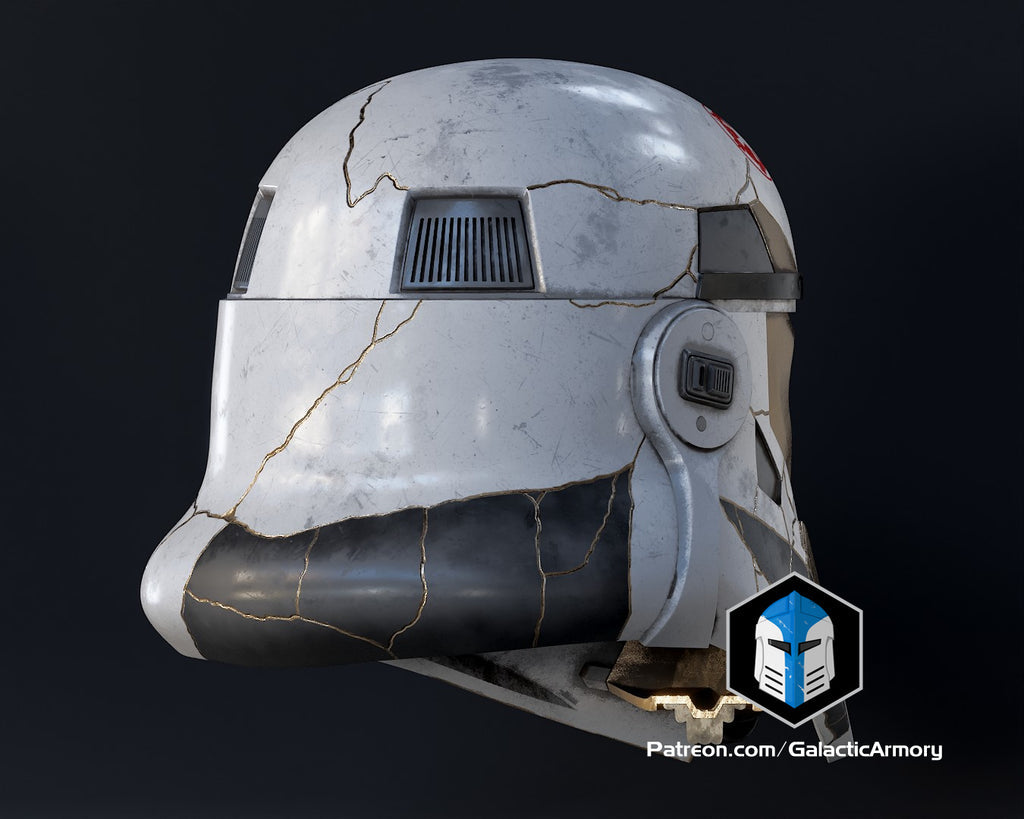 Captain Enoch Night Trooper Helmet lifesize Wearable Cosplay by dask3d