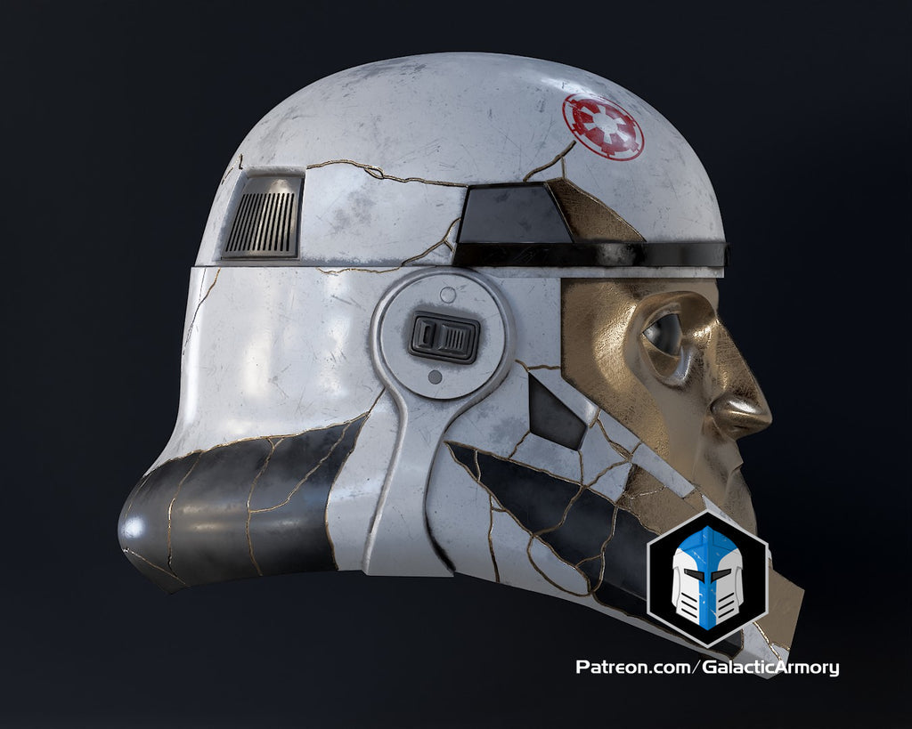 Captain Enoch Night Trooper Helmet lifesize Wearable Cosplay by dask3d