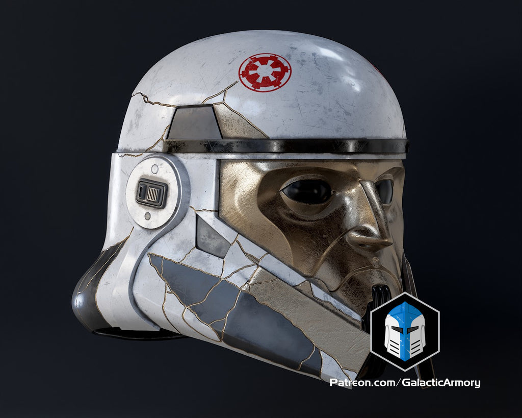 Captain Enoch Night Trooper Helmet lifesize Wearable Cosplay by dask3d