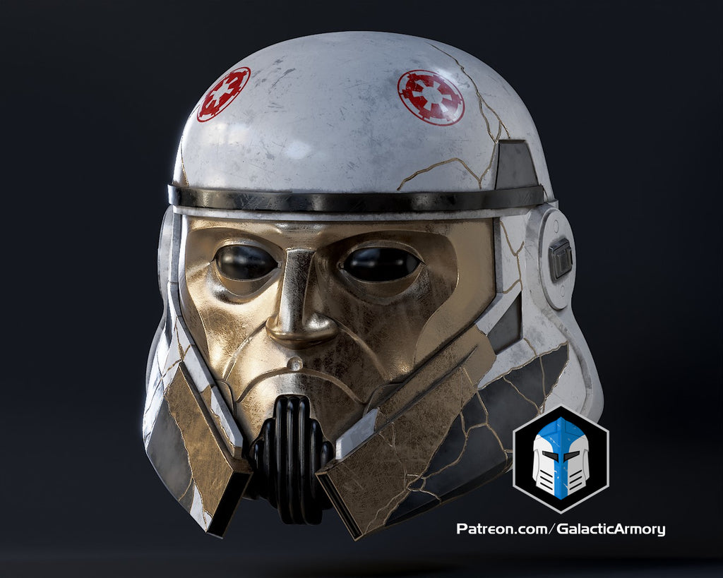 Captain Enoch Night Trooper Helmet lifesize Wearable Cosplay by dask3d