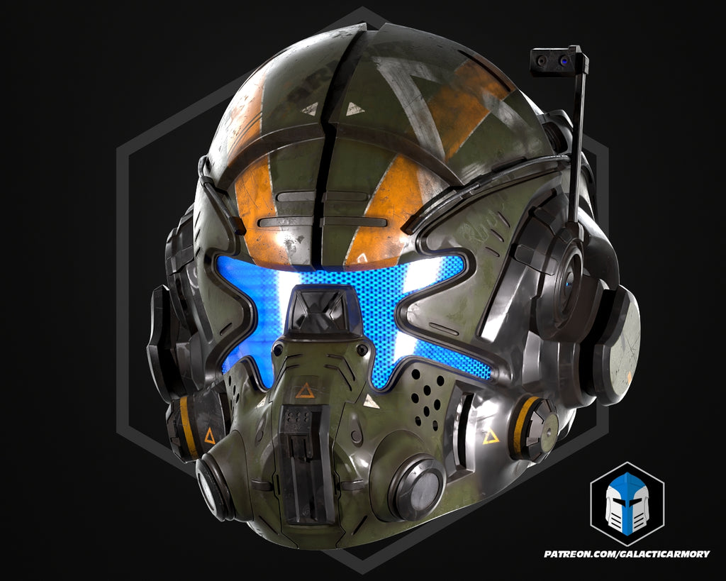 Jack Cooper Titanfall Helmet lifesize Wearable Cosplay by dask3d
