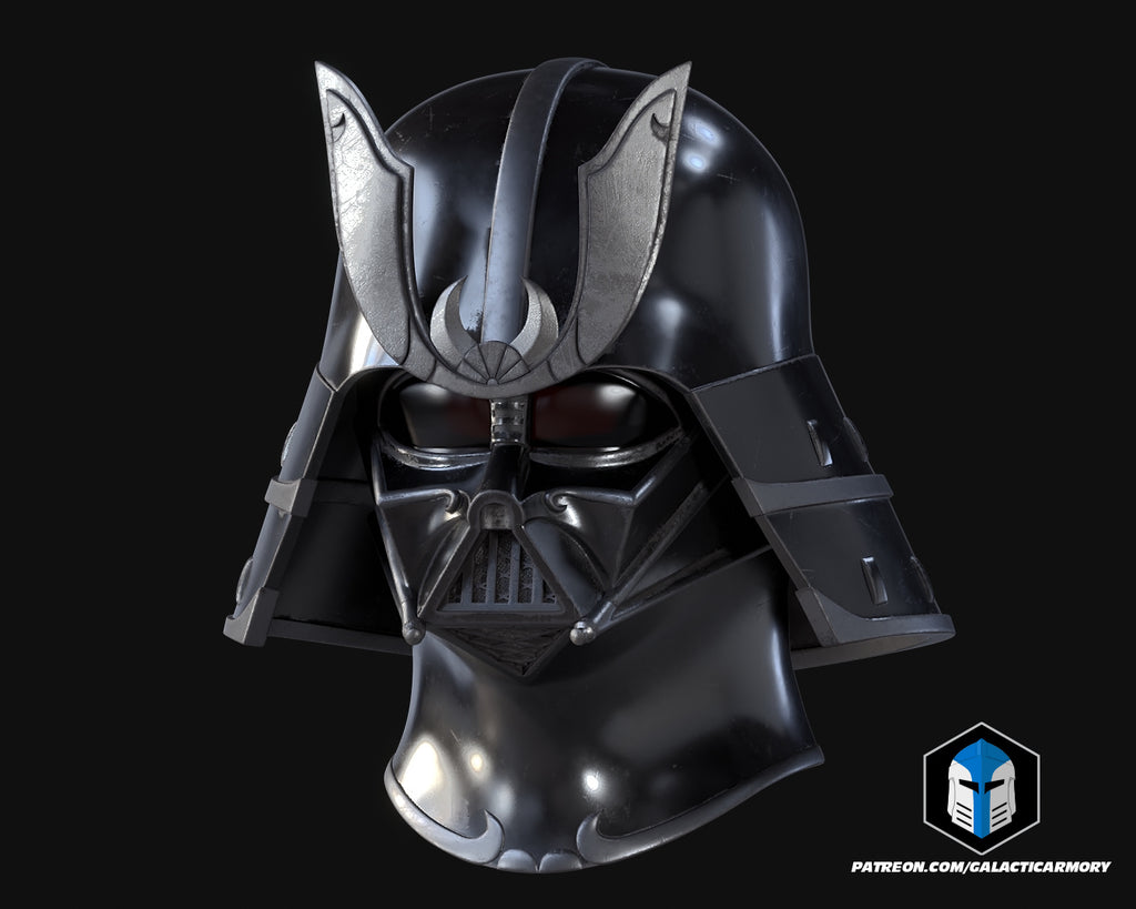 Samurai Darth Vader Helmet lifesize Wearable Cosplay by dask3d
