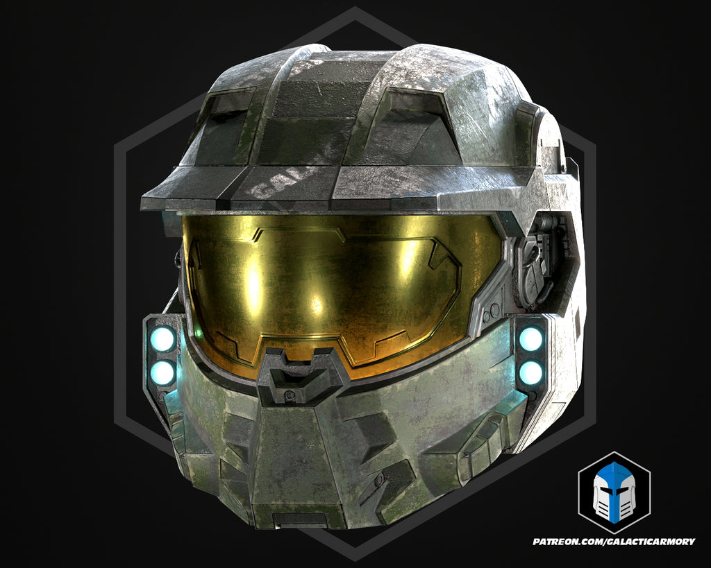 Halo Master Chief Deimos Helmet lifesize Wearable Cosplay - Kit or Painted