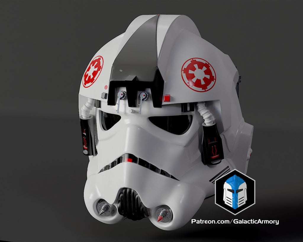 AT-AT Driver Helmet lifesize Wearable Cosplay by dask3d