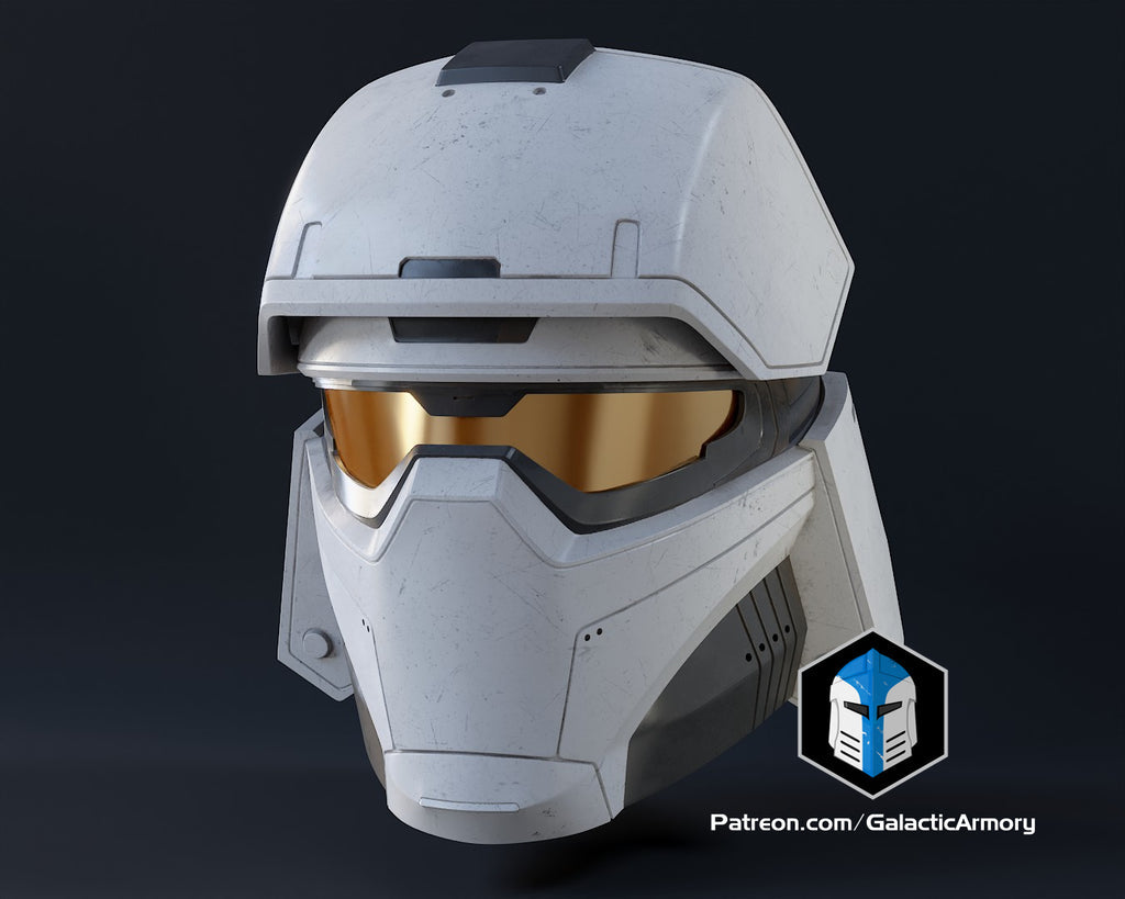 Snowtrooper Spartan Helmet lifesize Wearable Cosplay by dask3d