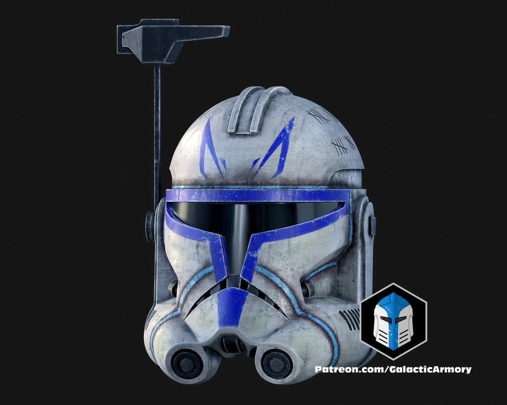 Animated Captain Rex Helmet lifesize Wearable Cosplay by dask3d