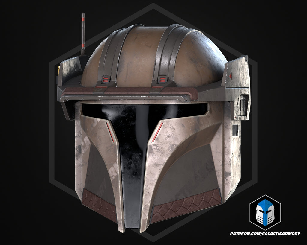 Cowboy Mando Helmet lifesize Wearable Cosplay by dask3d